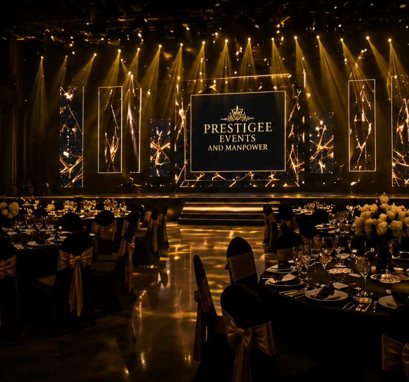 Premium event stage setup